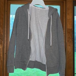 Light Grey Zip Up